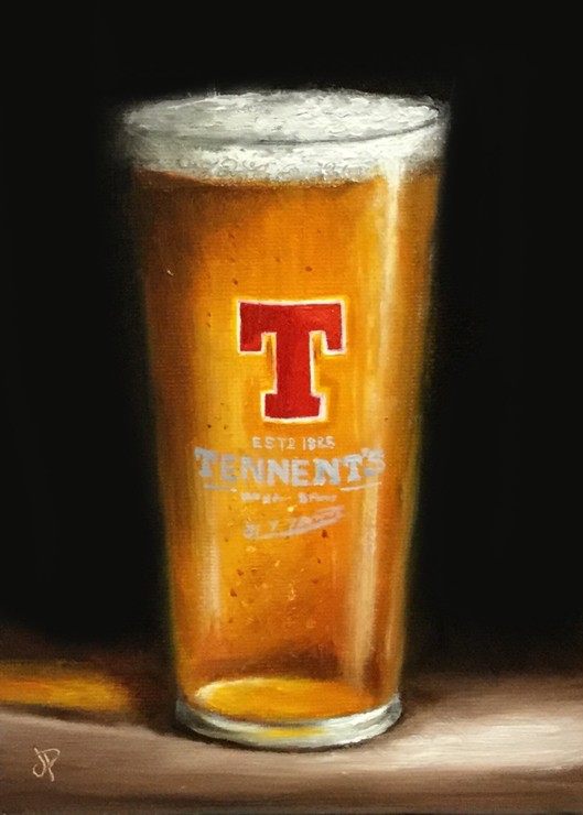 'Tennent's Lager' by artist Jane Palmer